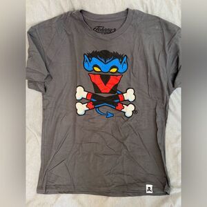 Johnny Cupcakes Charcoal Devil Frosting Iconic Crossbones - Collectable Tees XL